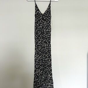 Floral Black Maxi Dress